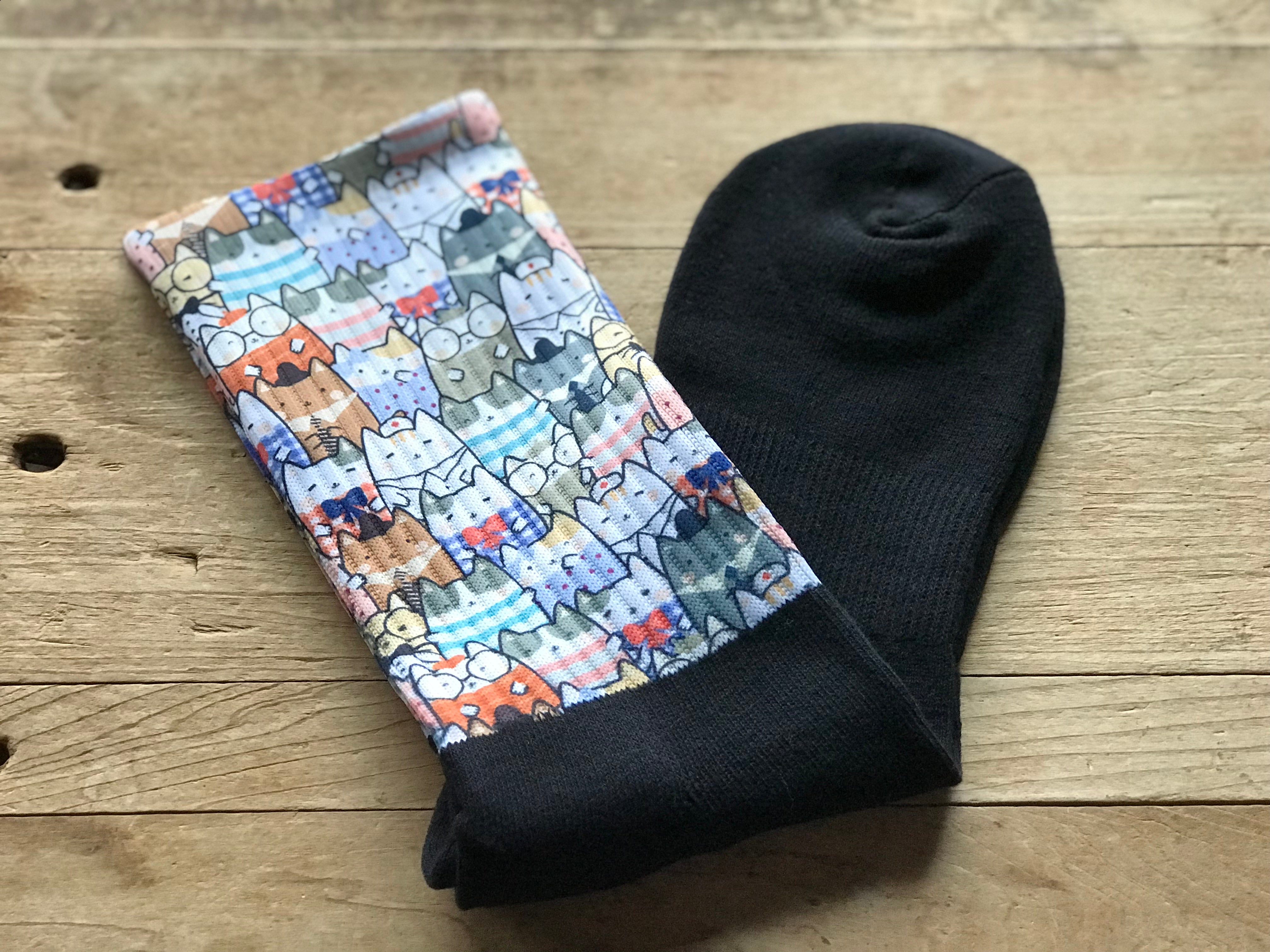 Cat Party His & Hers Socks