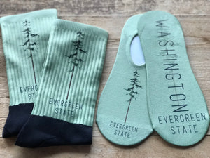 Evergreen State Washington His & Hers Socks