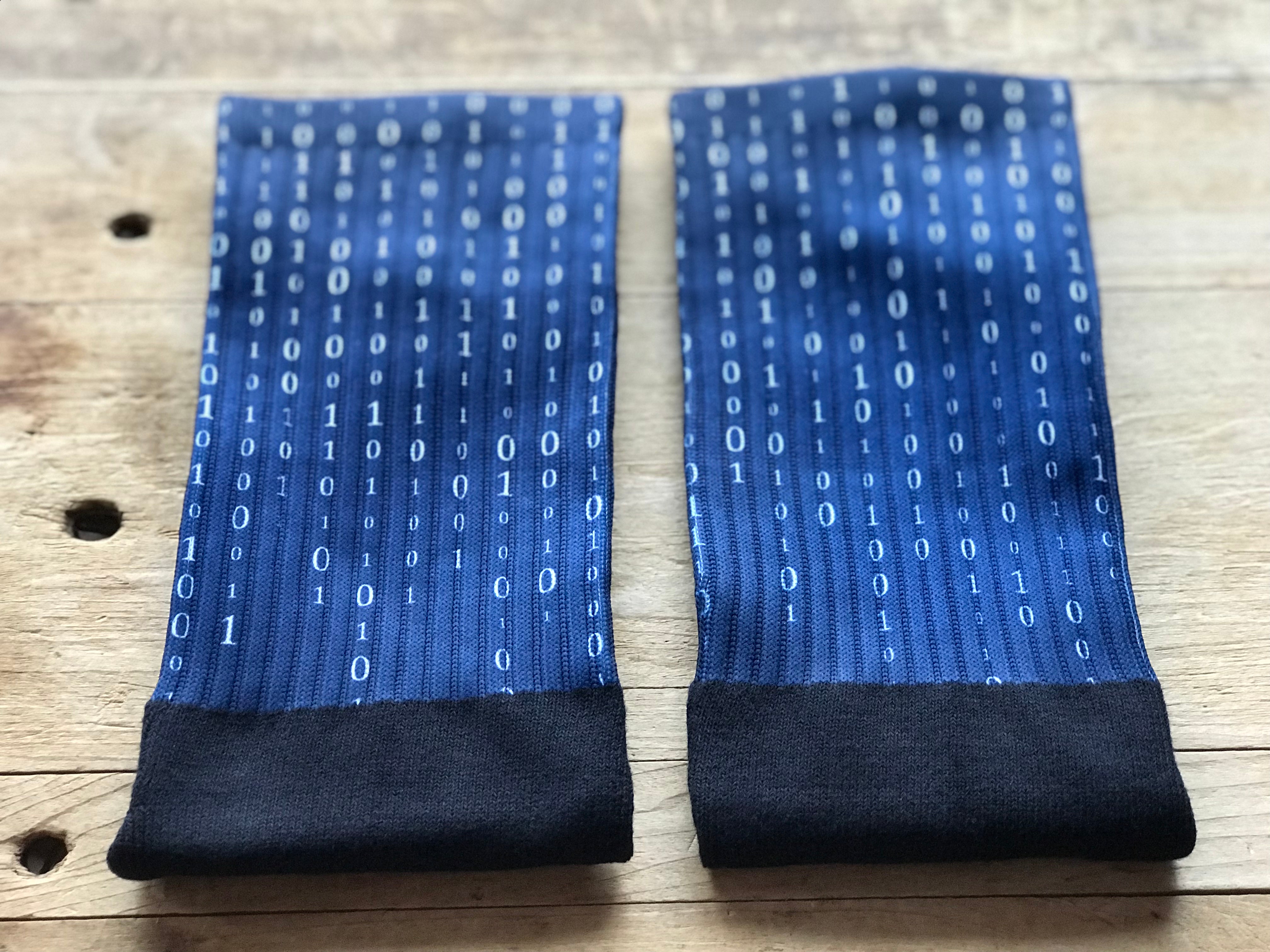 Binary Code His & Hers Socks