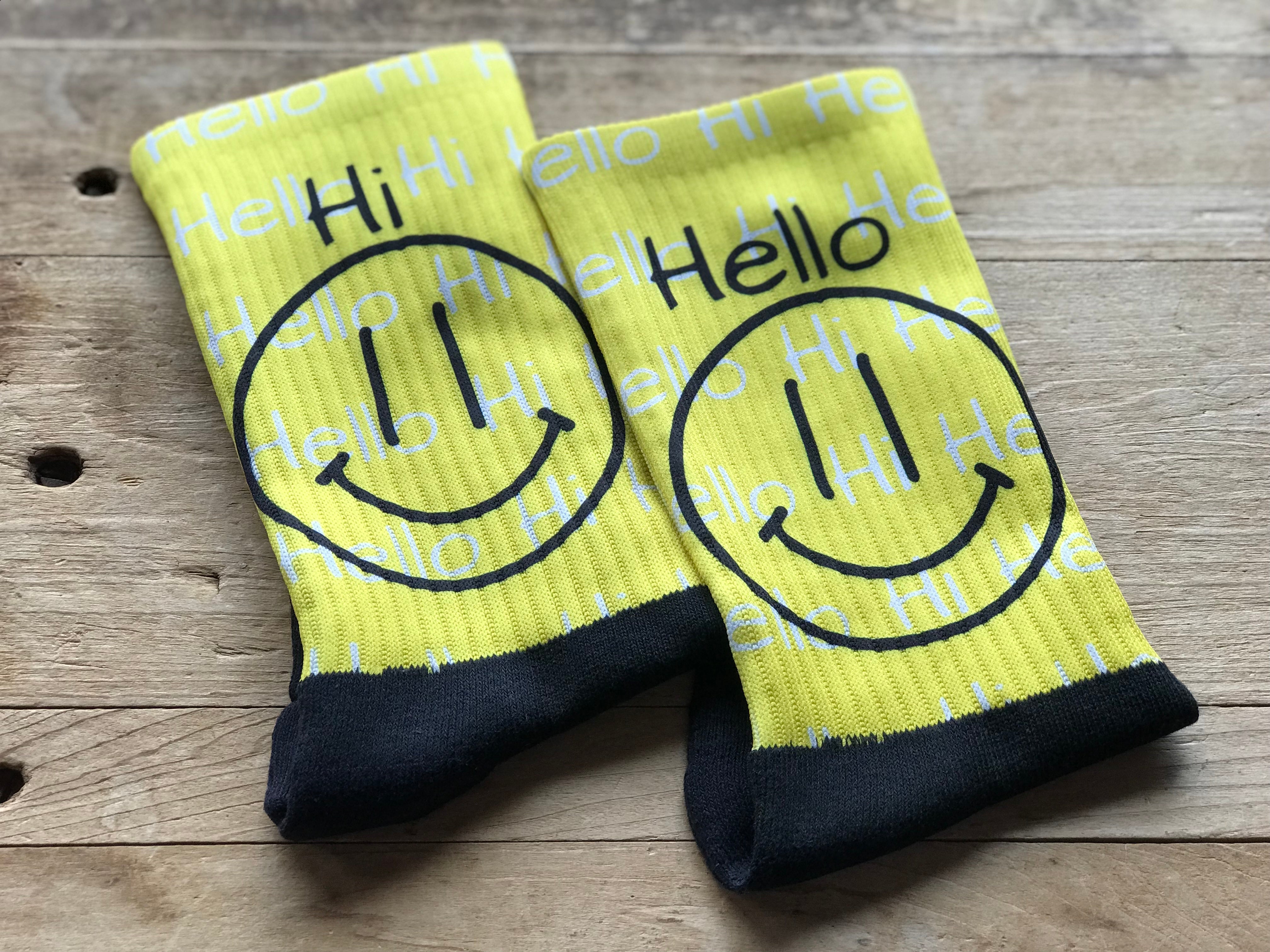 Hi & Hello His & Hers Socks