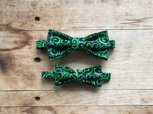 St. Patrick’s Day| Father and Son Bow Tie Set