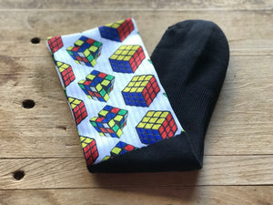 Rubik's Cube His & Hers Socks