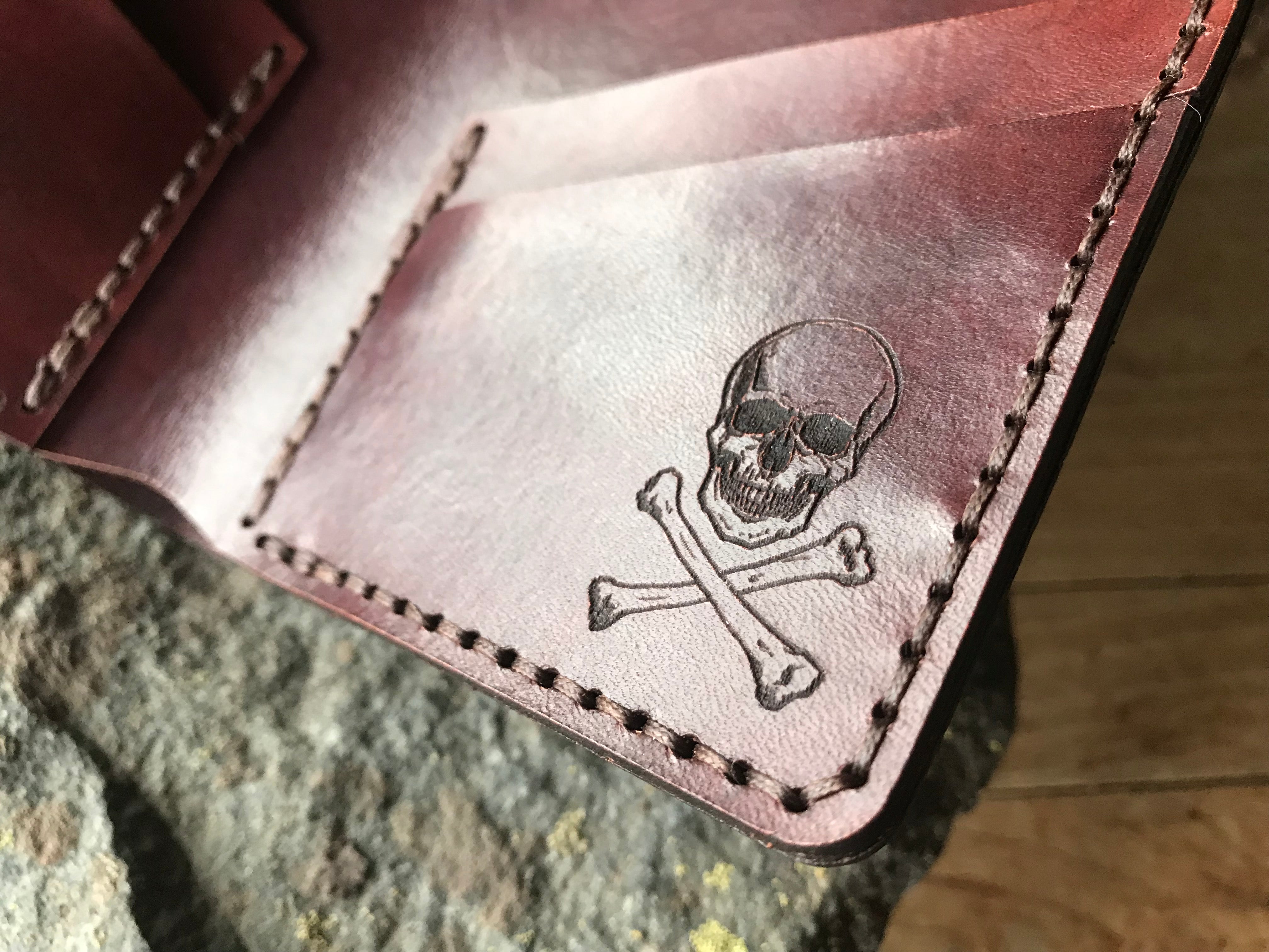 Skull & Crossbones Bifold Wallet