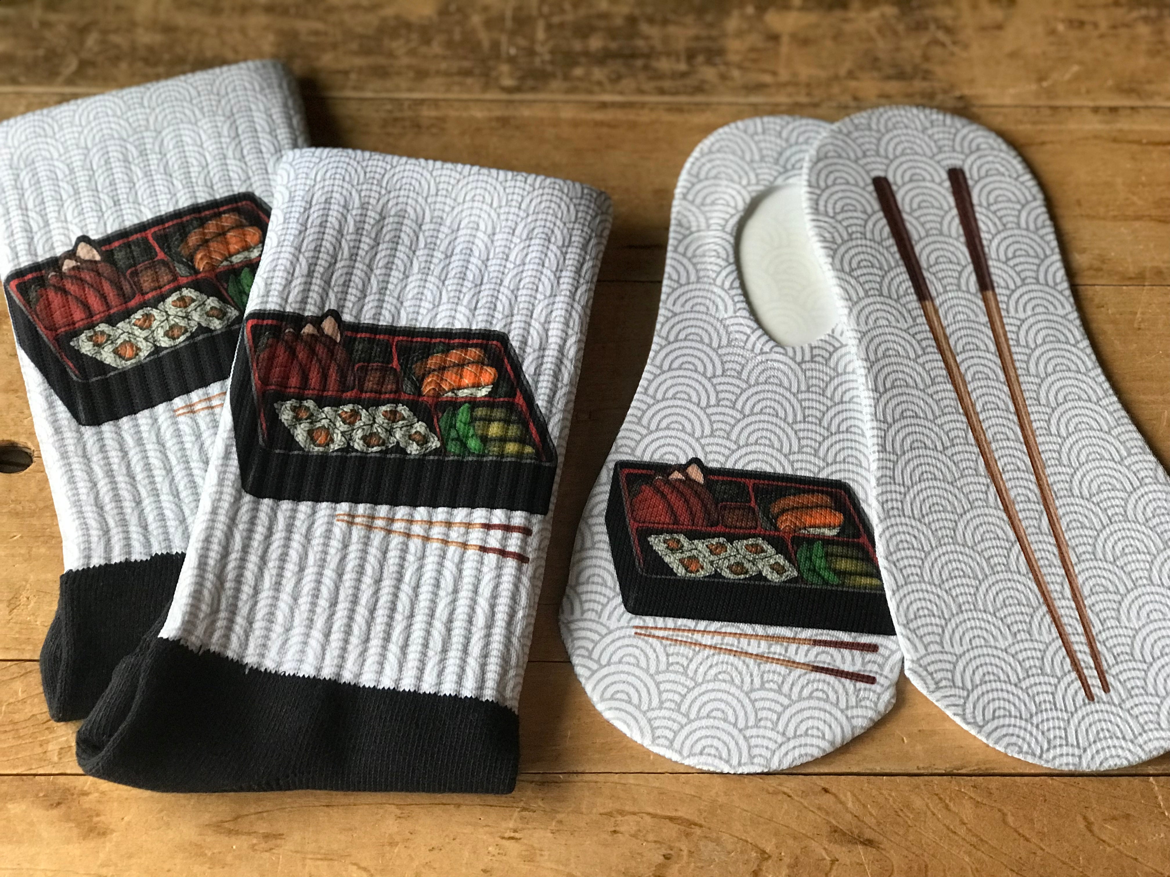 Bento Box His & Hers Socks
