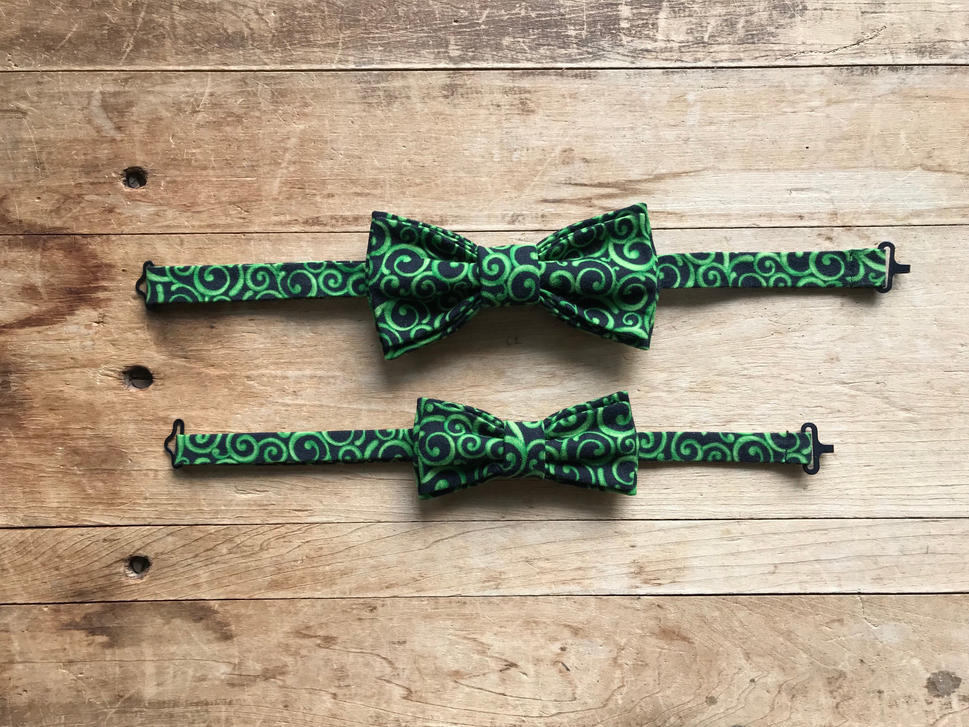 St. Patrick’s Day| Father and Son Bow Tie Set