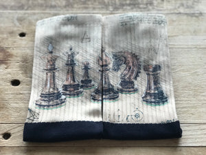 Chess Pieces Crew Socks