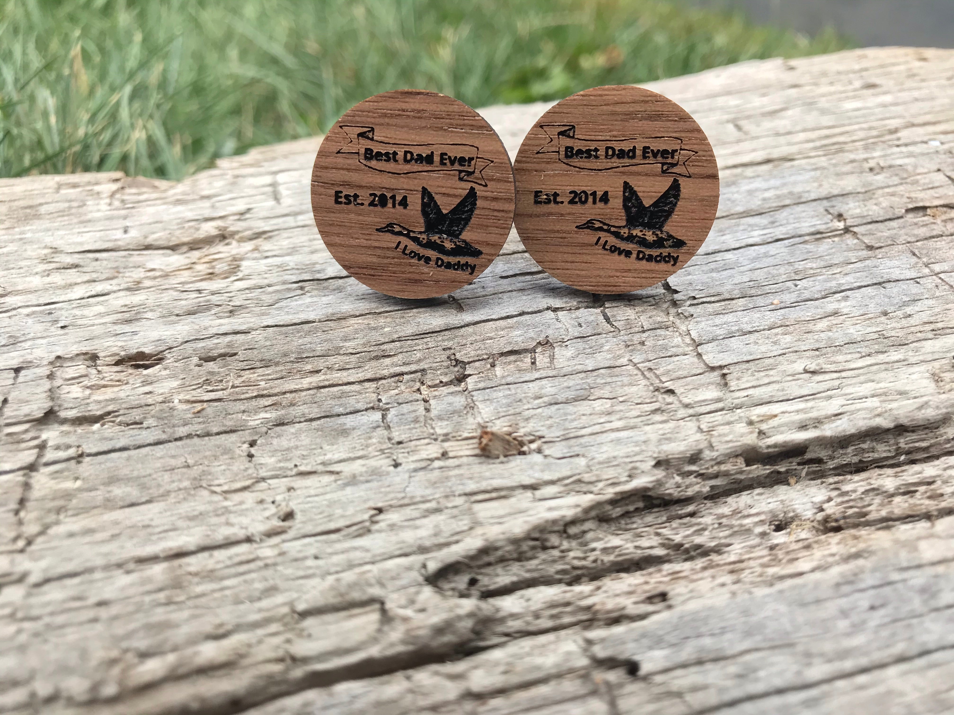 Father’s Day Custom Cufflinks and Lapel Pin