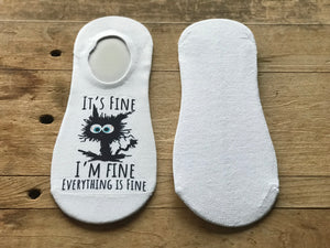 "It’s Fine, I’m Fine, Everything will be Fine" V-Neck & Sock Set