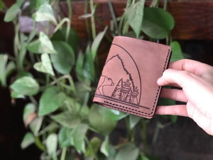 Brown Bear Leather Wallet