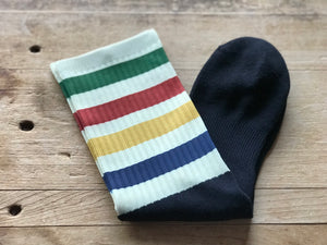Hudson’s Bay Stripes Inspired Crew Socks