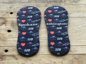 Spokane, WA No-Show Socks