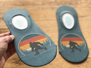 I Believe in Bigfoot No-Show Socks