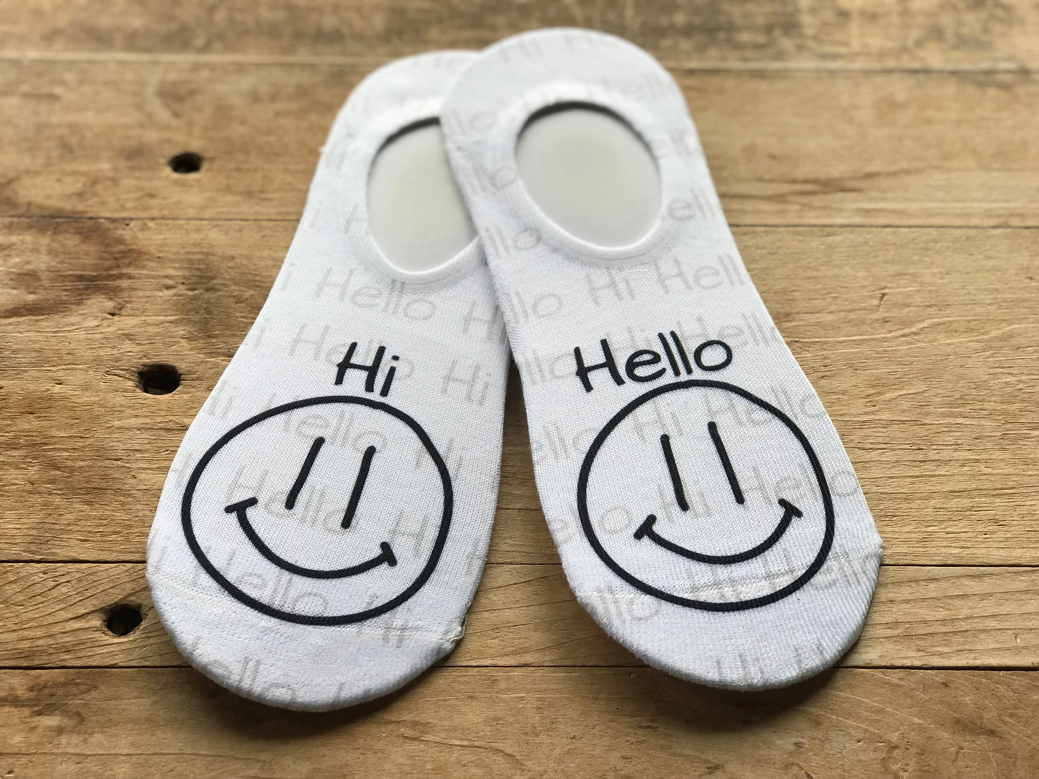 Hi & Hello His & Hers Socks