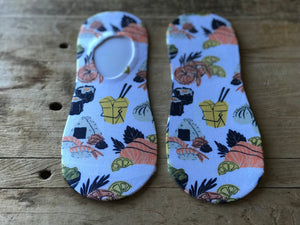 Chinese & Japanese Cuisine No-Sow Socks