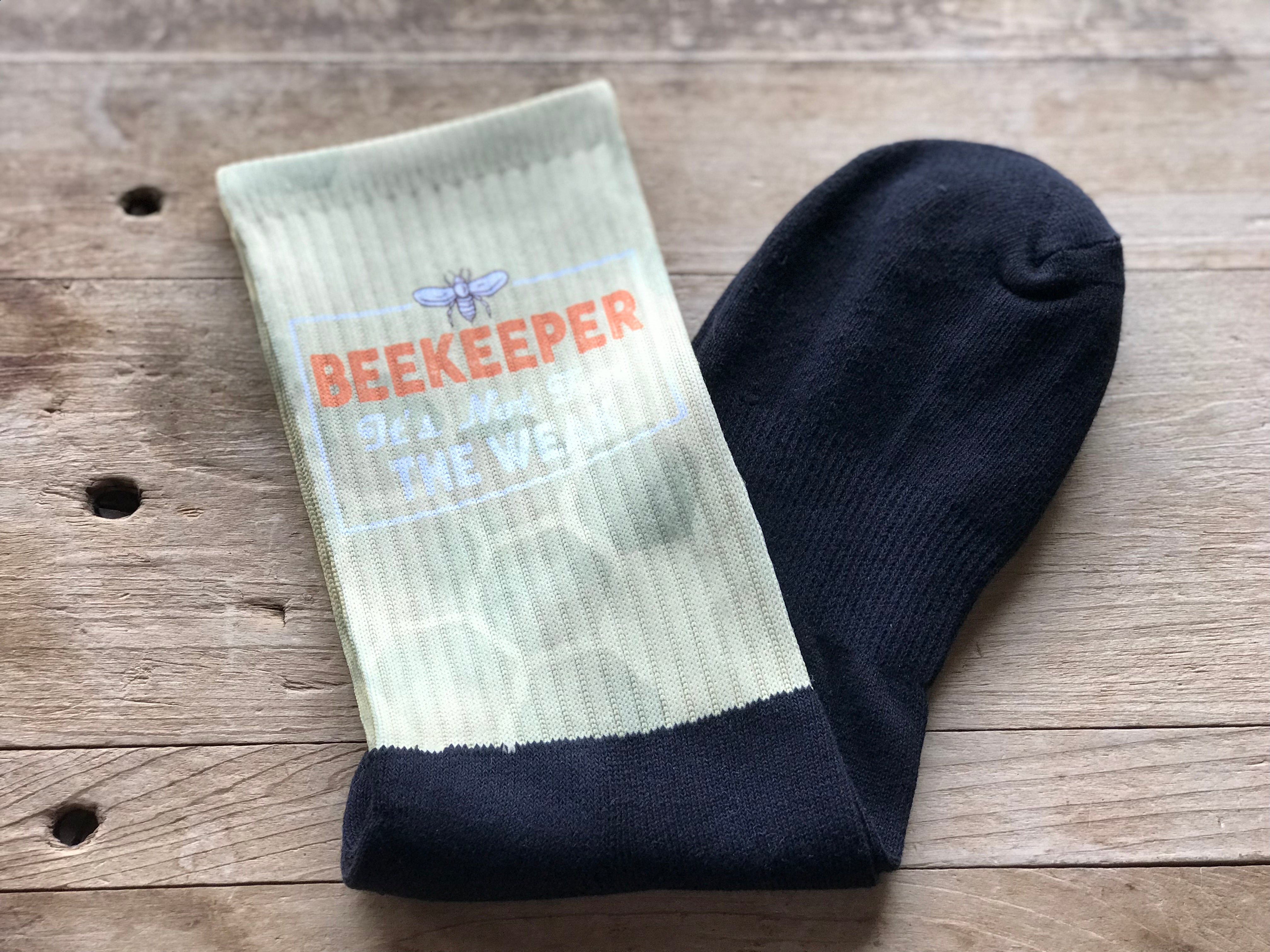 Beekeeper "It's Not for the Weak"  Crew Socks