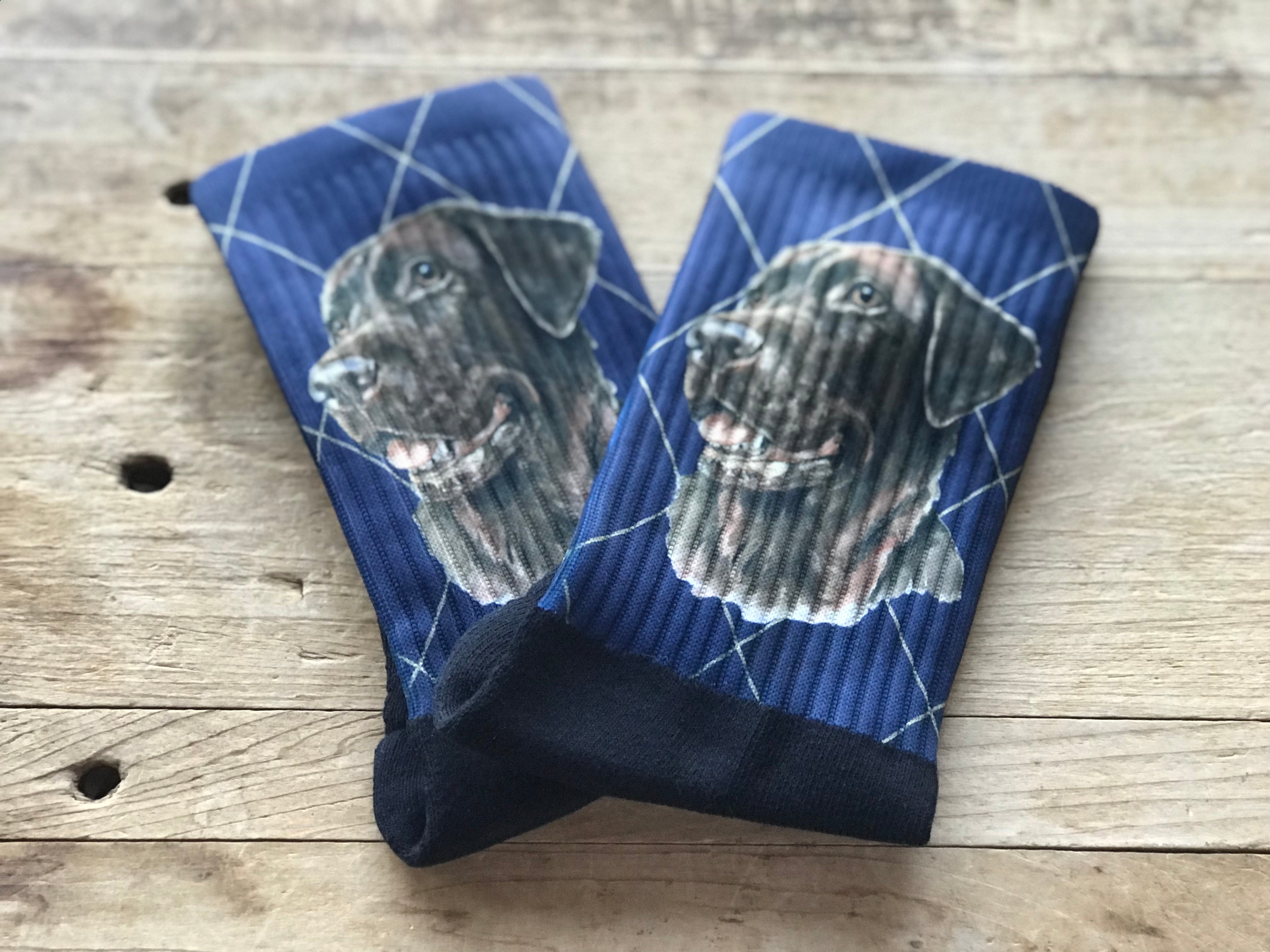 Chocolate Lab His & Hers Socks