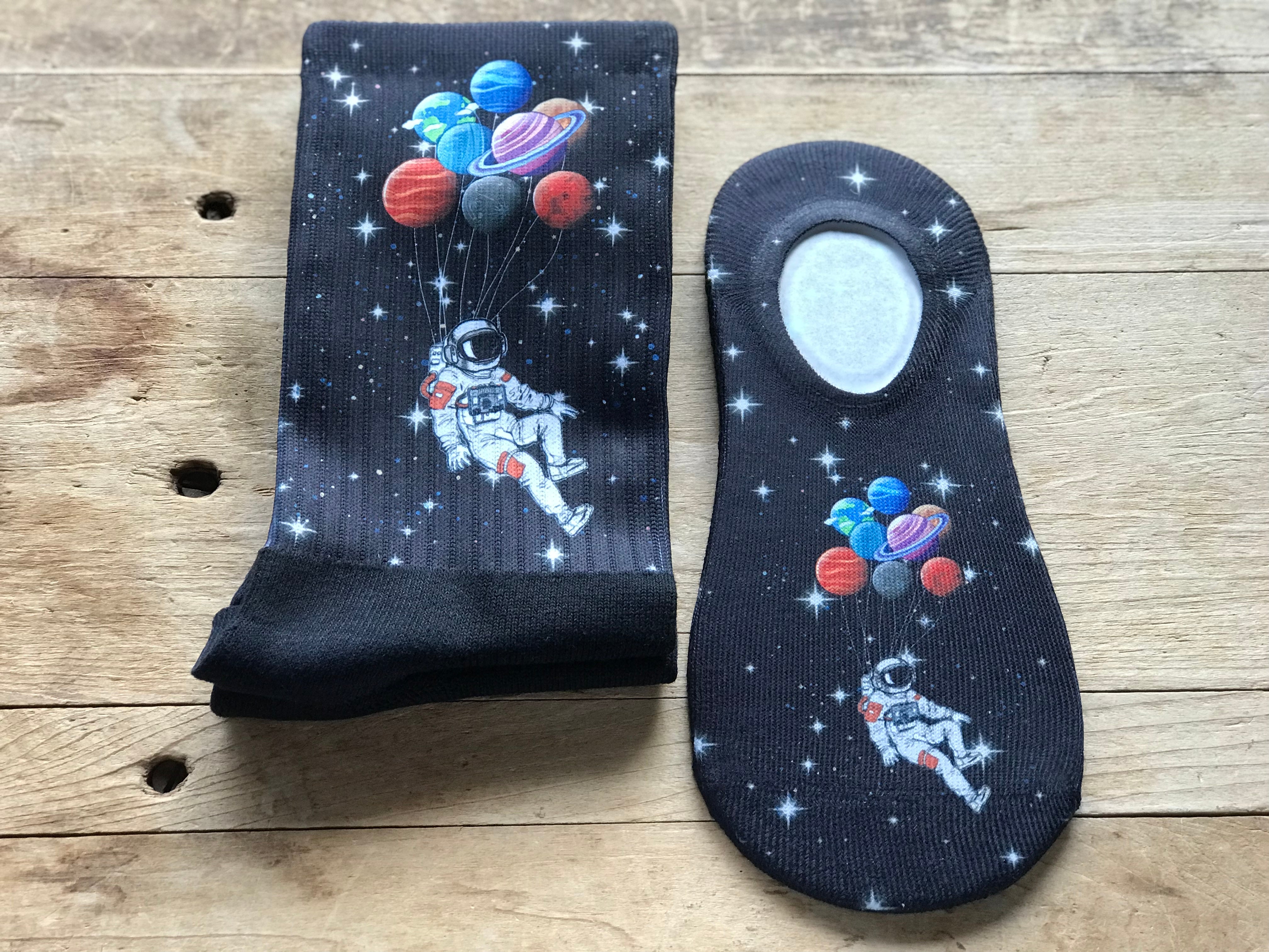 Astronaut in Space His and Hers Socks