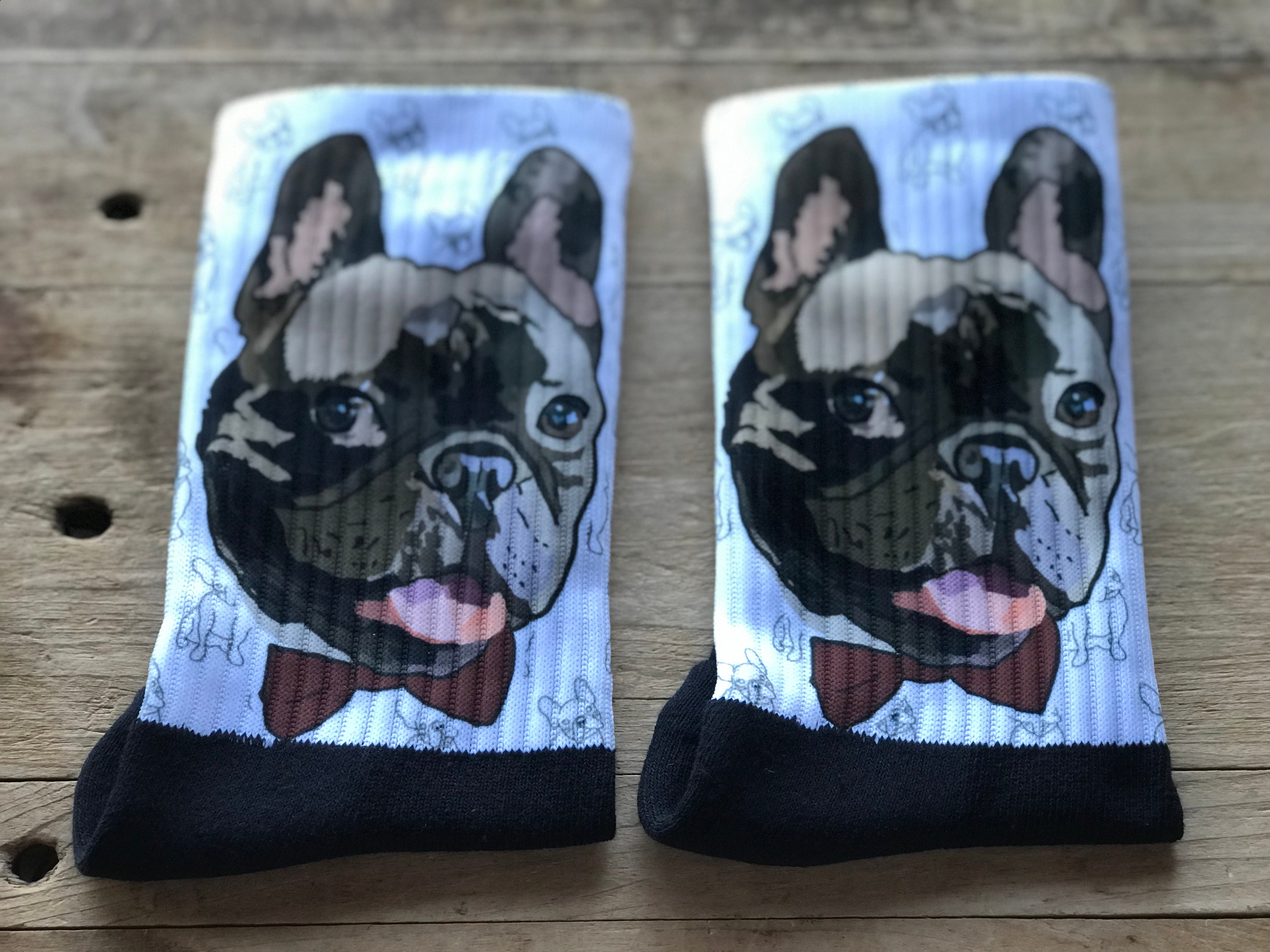 French Bulldog His & Hers Socks