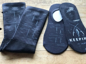 Fishing Tackle Schematic His and Hers Socks