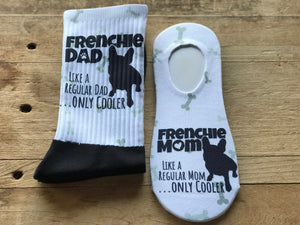 Frenchie Mom & Dad His & Hers Socks