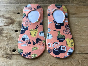 Chinese & Japanese Cuisine No-Sow Socks