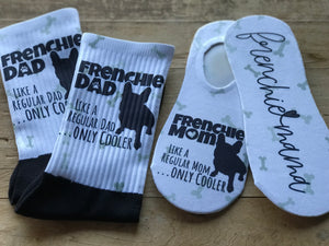 Frenchie Mom & Dad His & Hers Socks
