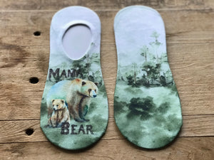 Mama Bear No-Show Socks