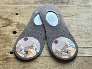 Happy Camper No-Show Socks (Set of 3)