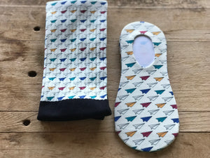 Paper Airplanes His & Hers Socks