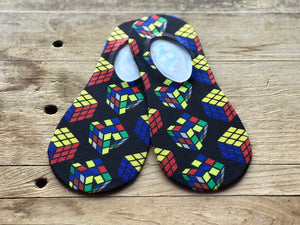 Rubik's Cube His & Hers Socks