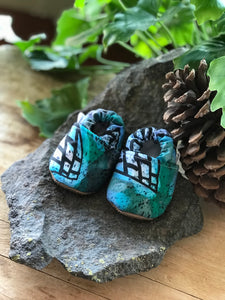 Abstract Art Baby Moccasins