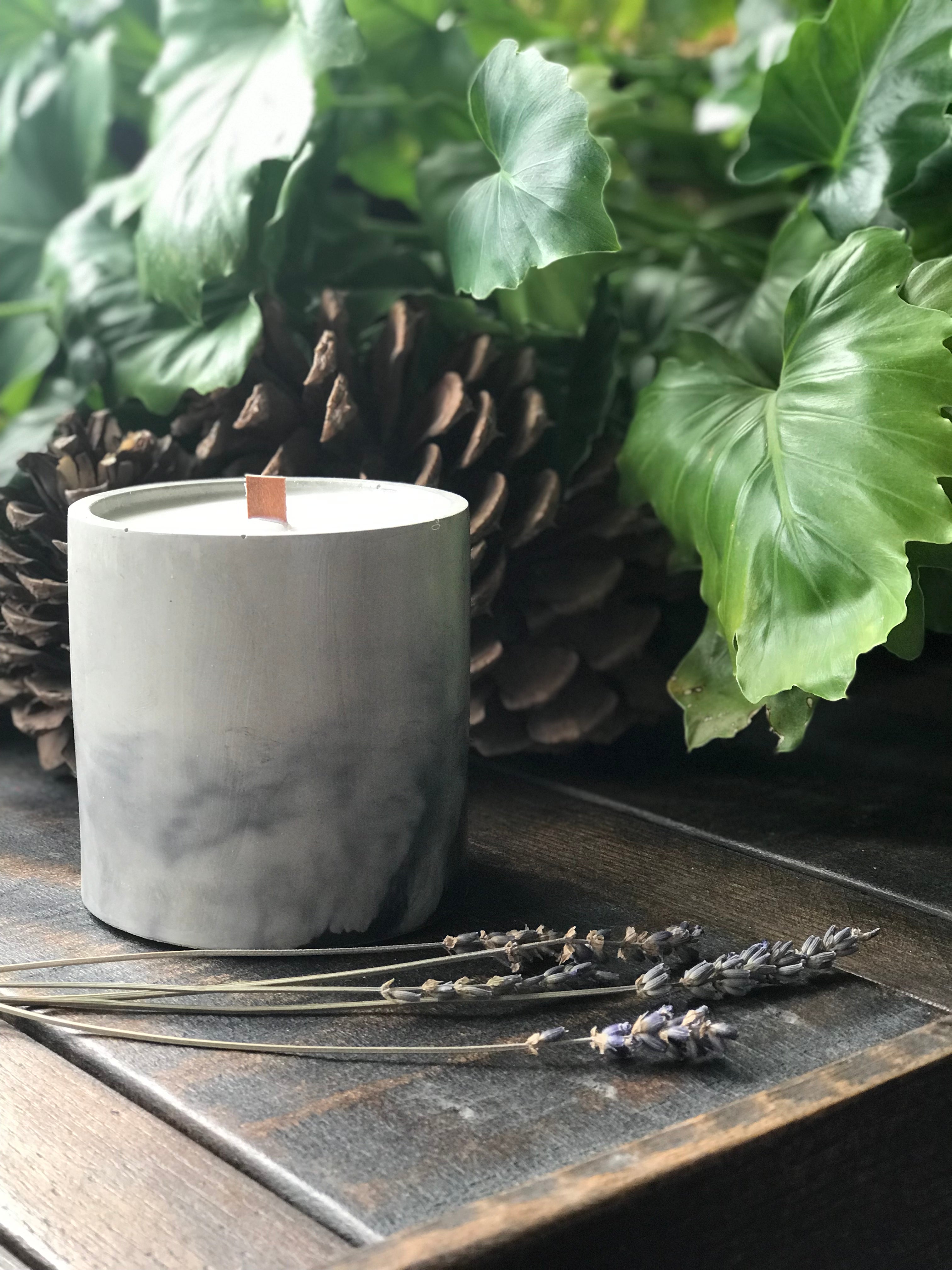 Lavender Wood Wick Candle