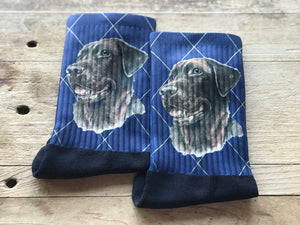 Chocolate Lab His & Hers Socks