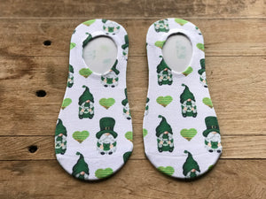Saint Patrick’s Day Gnome No-Show Socks