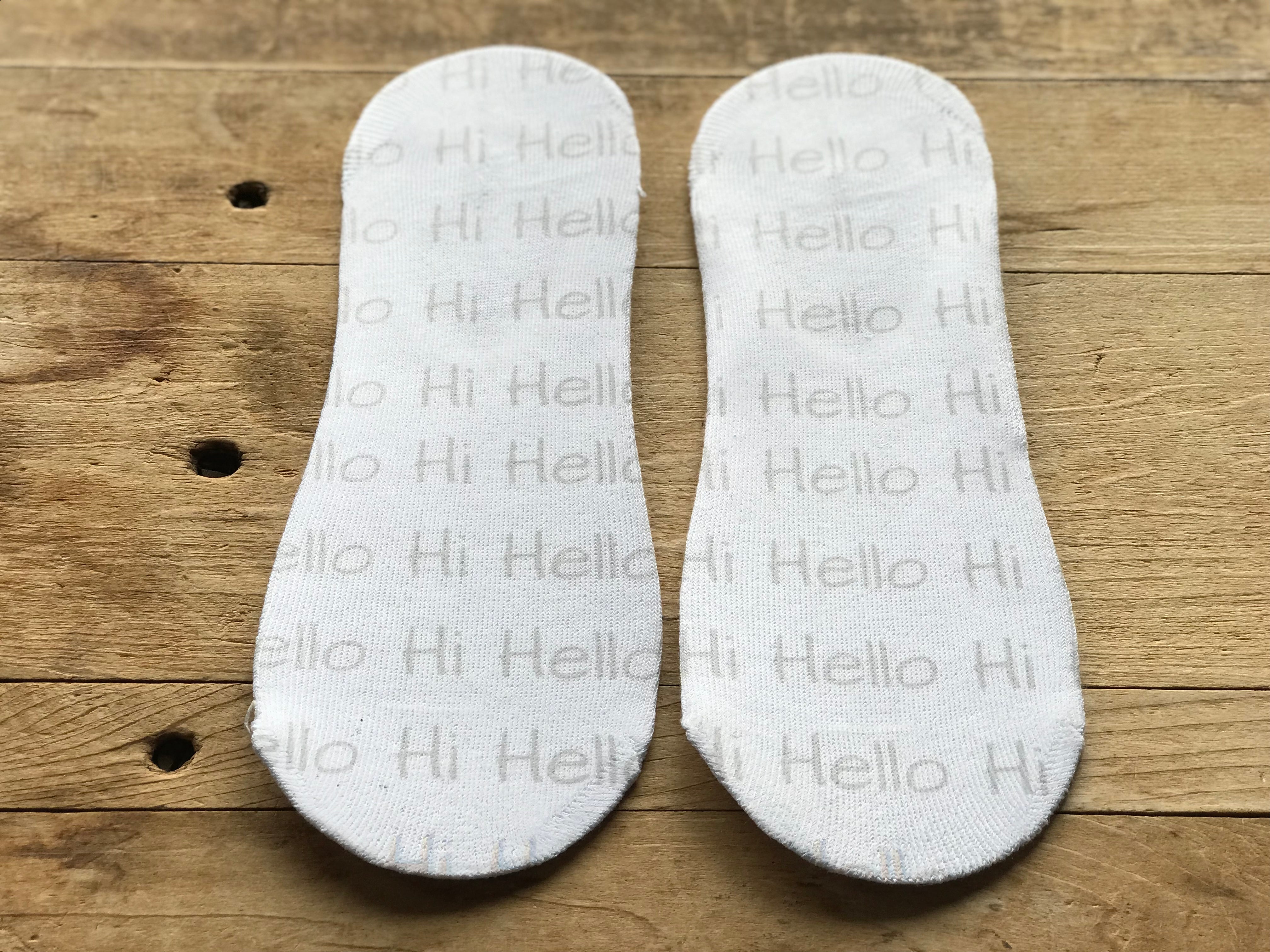 Hi & Hello His & Hers Socks