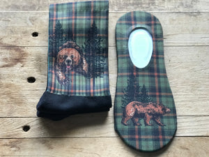 Grizzly Bear His & Hers Socks