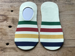 Hudson’s Bay Stripes Inspired No-Show Socks