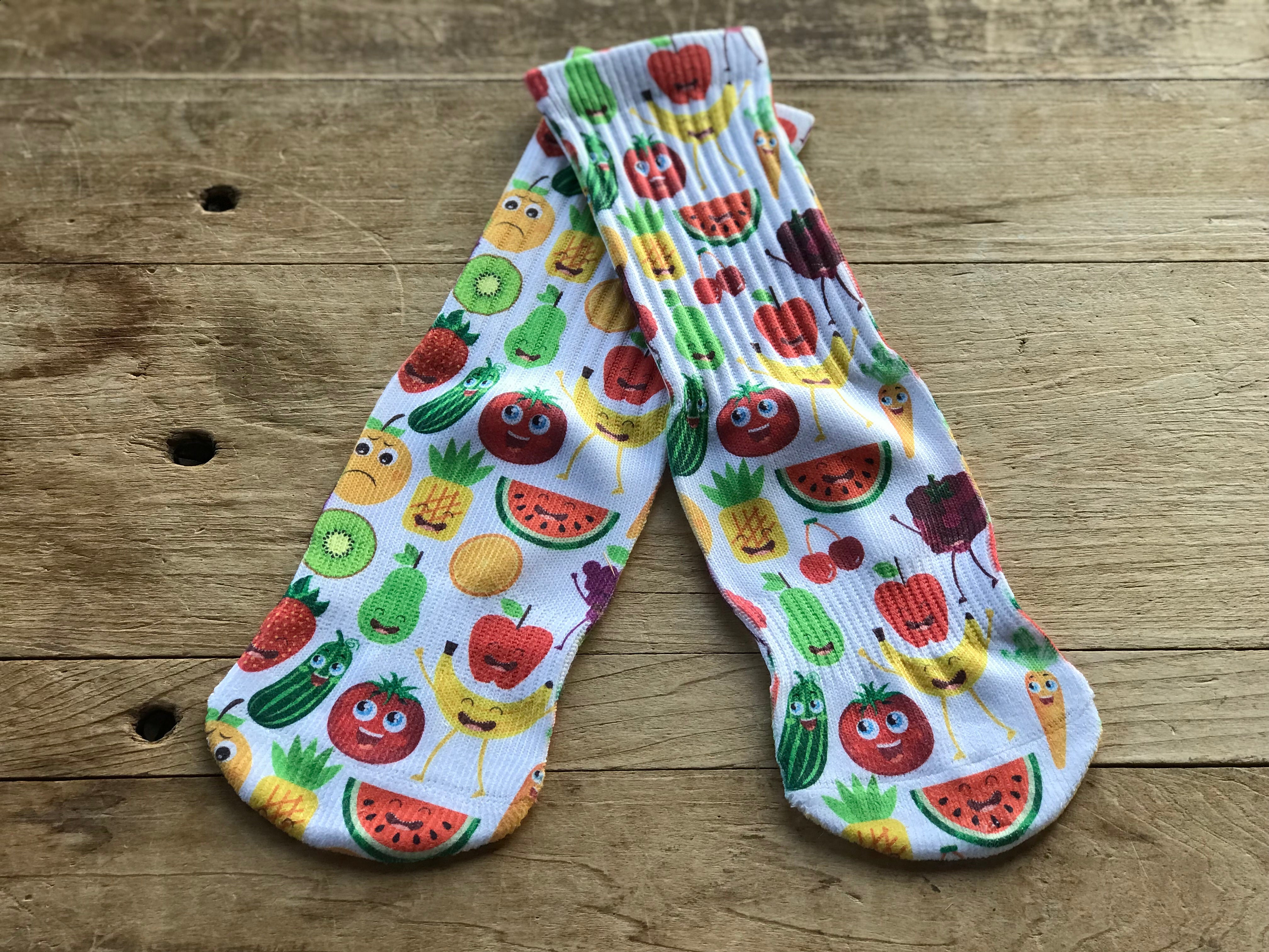 Fruit & Veggies Kids Crew Socks