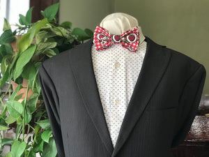 Strawberry Patch Adjustable Bow Tie