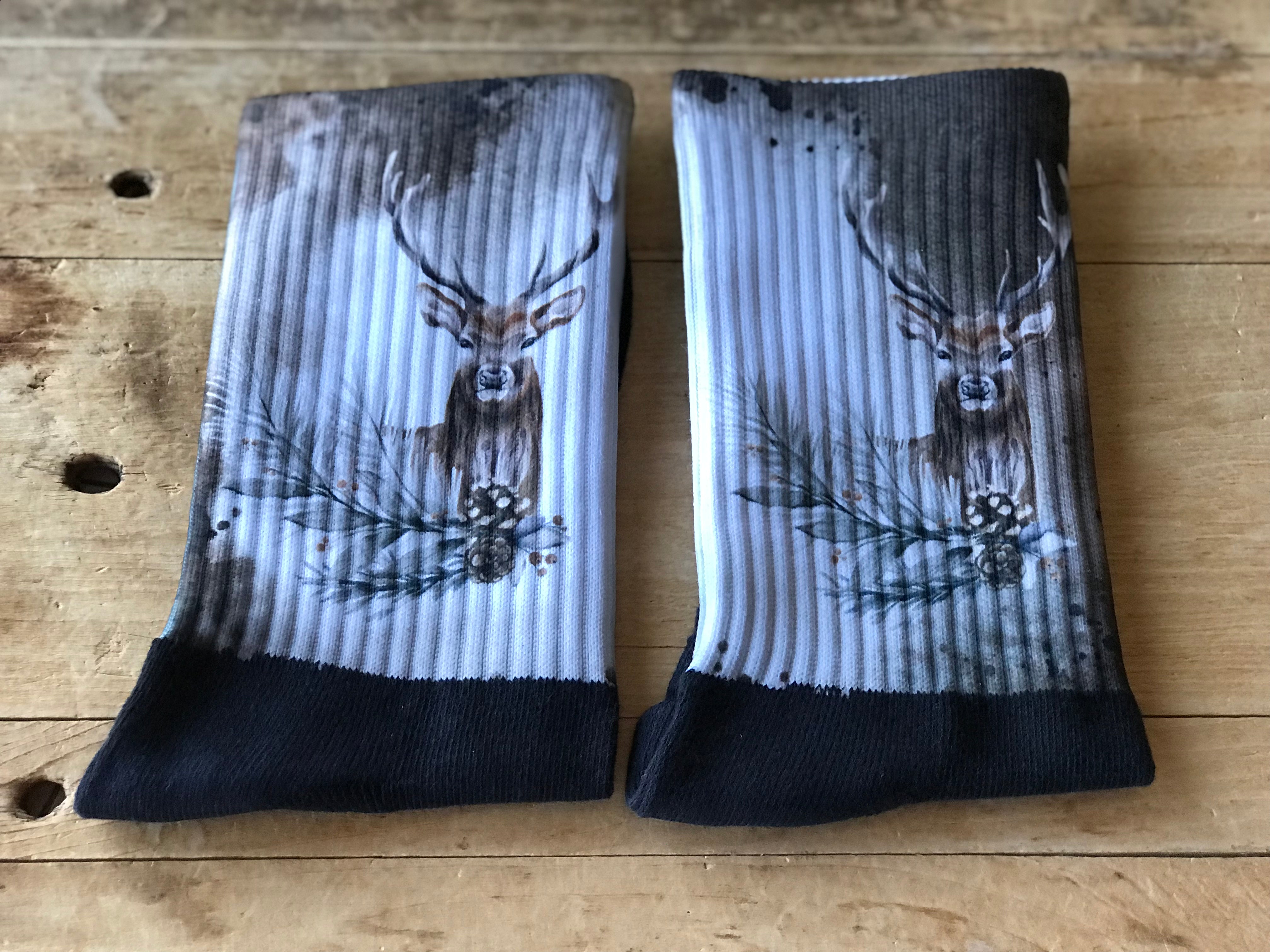 Woodland Deer Crew Socks