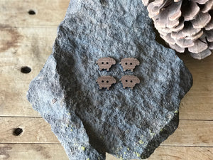 Wooden Sheep  Buttons (Walnut, Cherry or Maple)