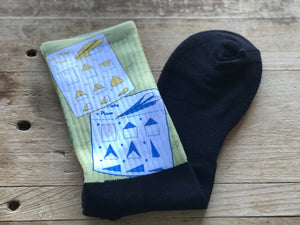 Let’s Make a Plane His & Hers Socks