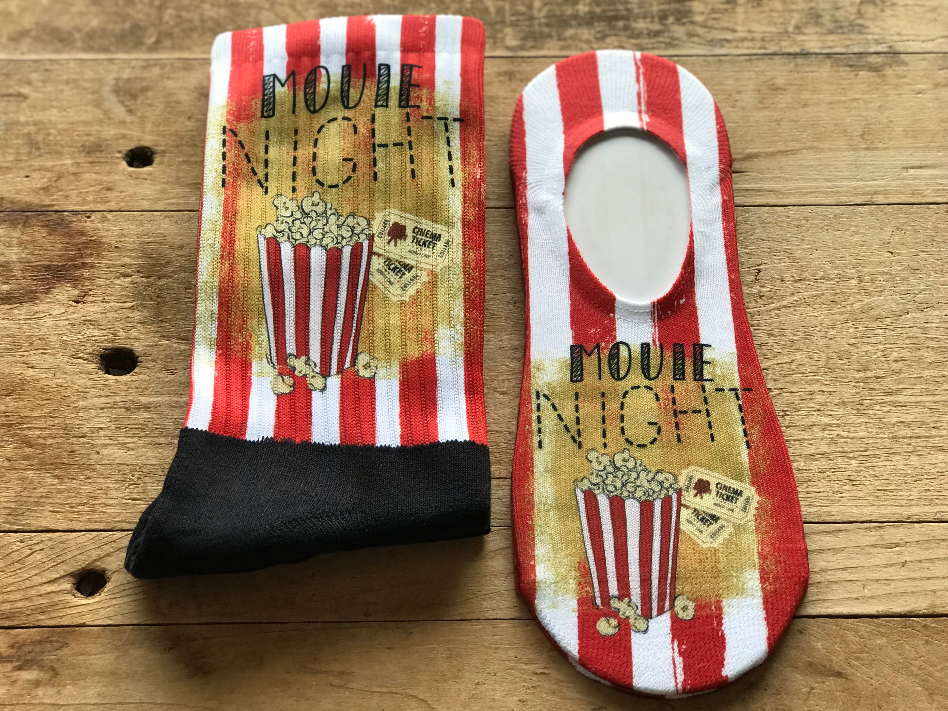 Movie Night His & Hers Socks