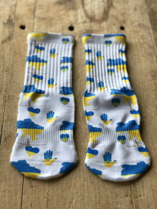 Support Ukraine Kids Crew Socks