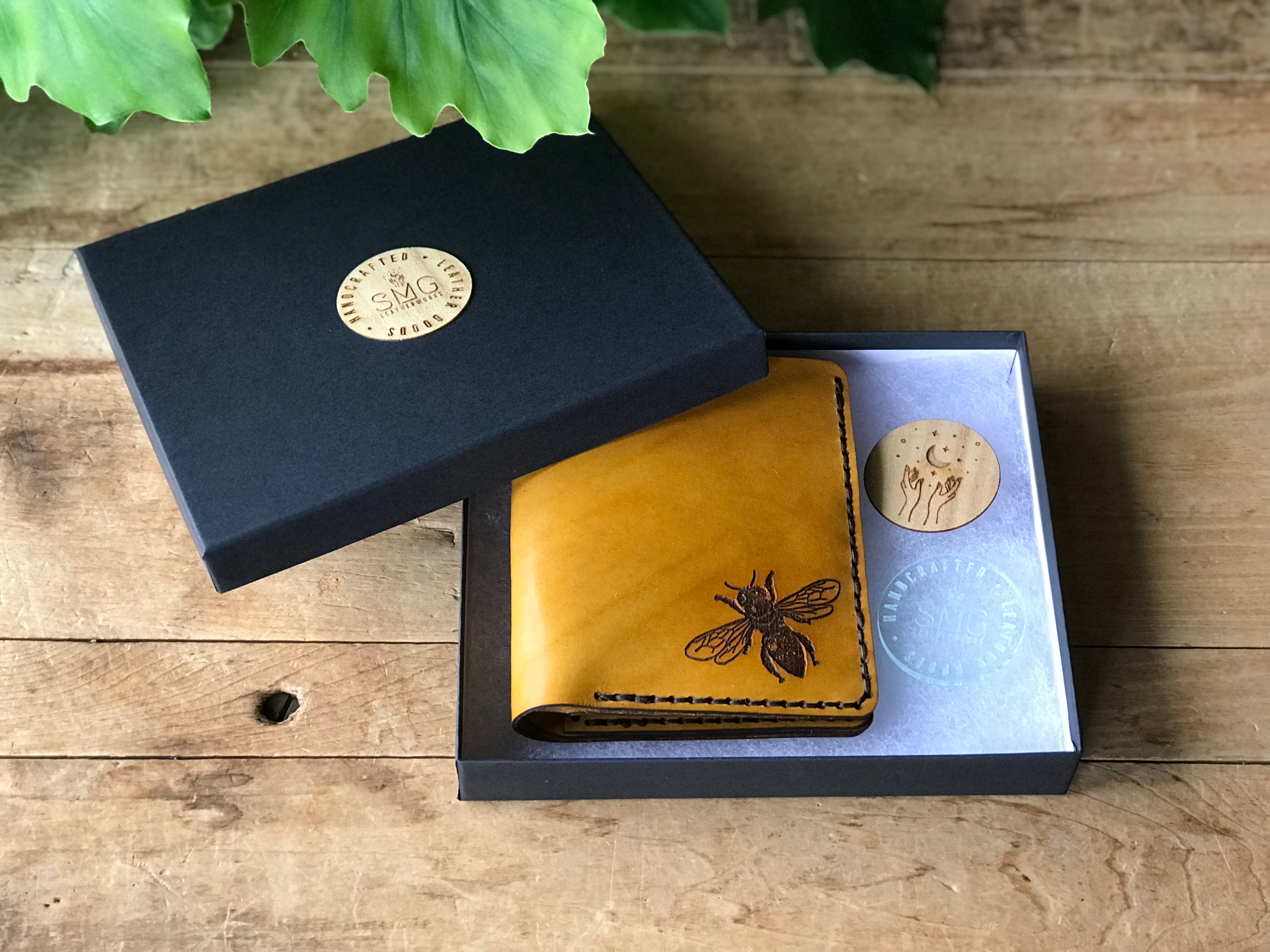 Bee Leather Wallet
