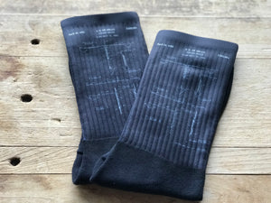 Fishing Tackle Schematic Crew Socks