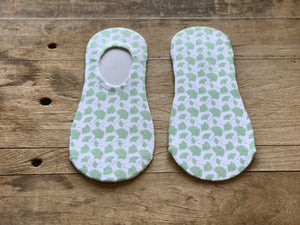 Ginkgo Leaf No-Show Socks