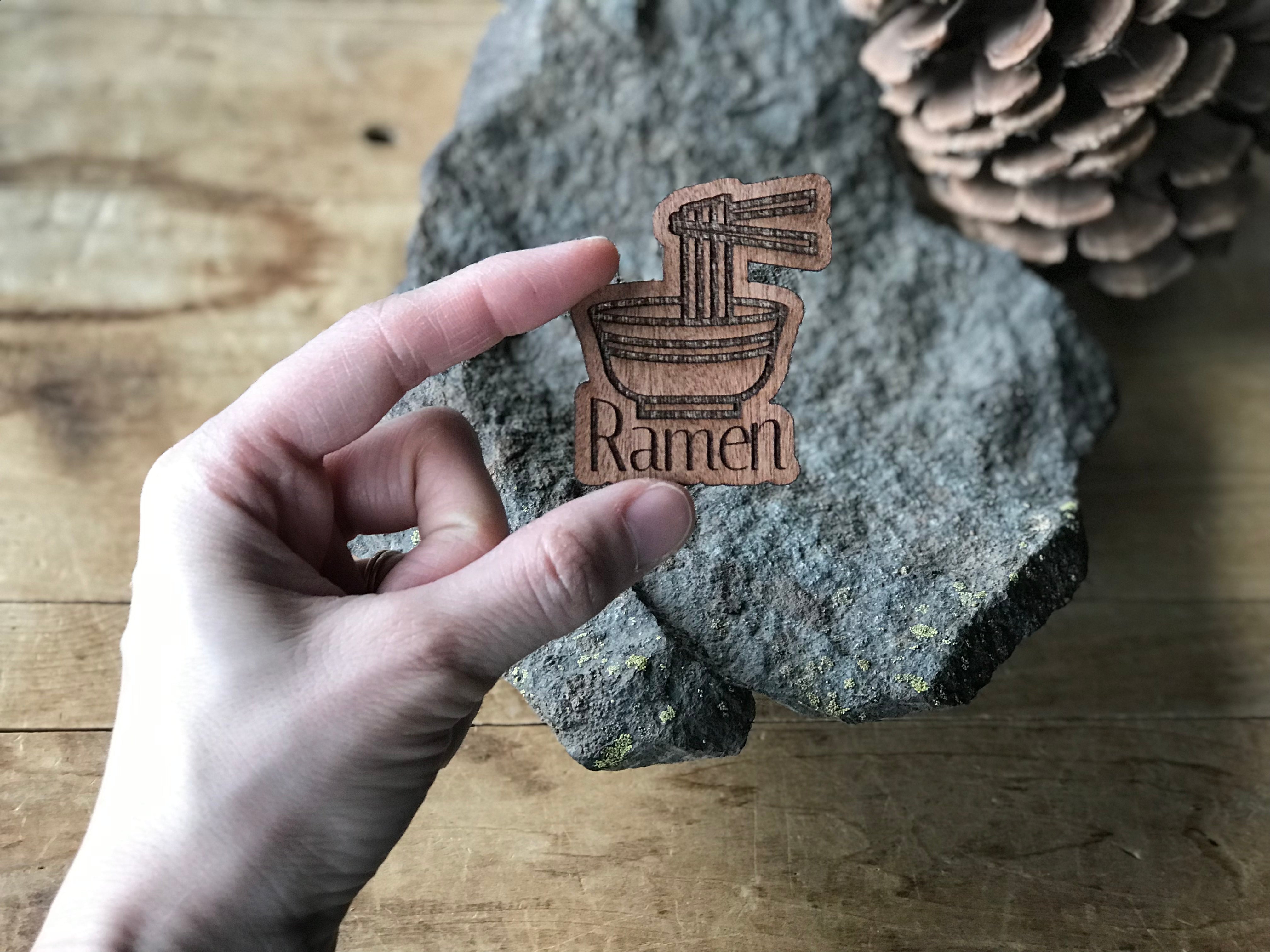 Ramen Wood Sticker
