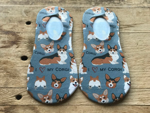 Corgi No-Show Socks