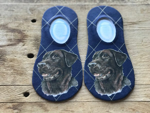 Chocolate Lab His & Hers Socks